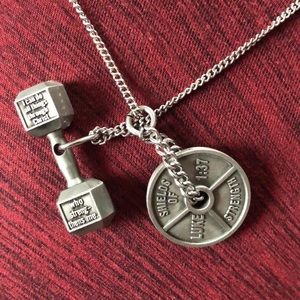 Shields of strength necklace